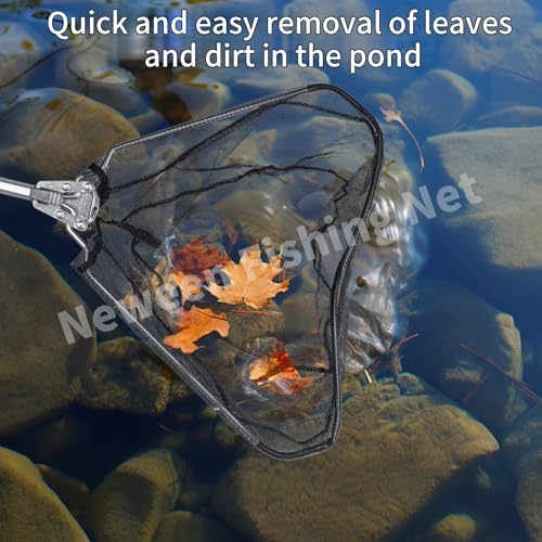 Neween Fishing Net, Foldable Collapsible Telescopic Fish Landing Net, Durable Nylon Material Mesh Landing Net for Easy Catching or Releasing for Trout - Image 5